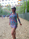 Get Lost Mini Split Dress