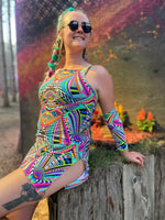 Get Lost Mini Split Dress