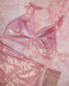 Your Pleasure Holographic Baby Pink Bralette