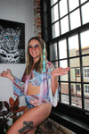 Cataleya Paisley High Waist Shorts