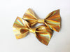 Faux Leather Hologram Holographic Hair bow Clips Set - Feelin Peachy