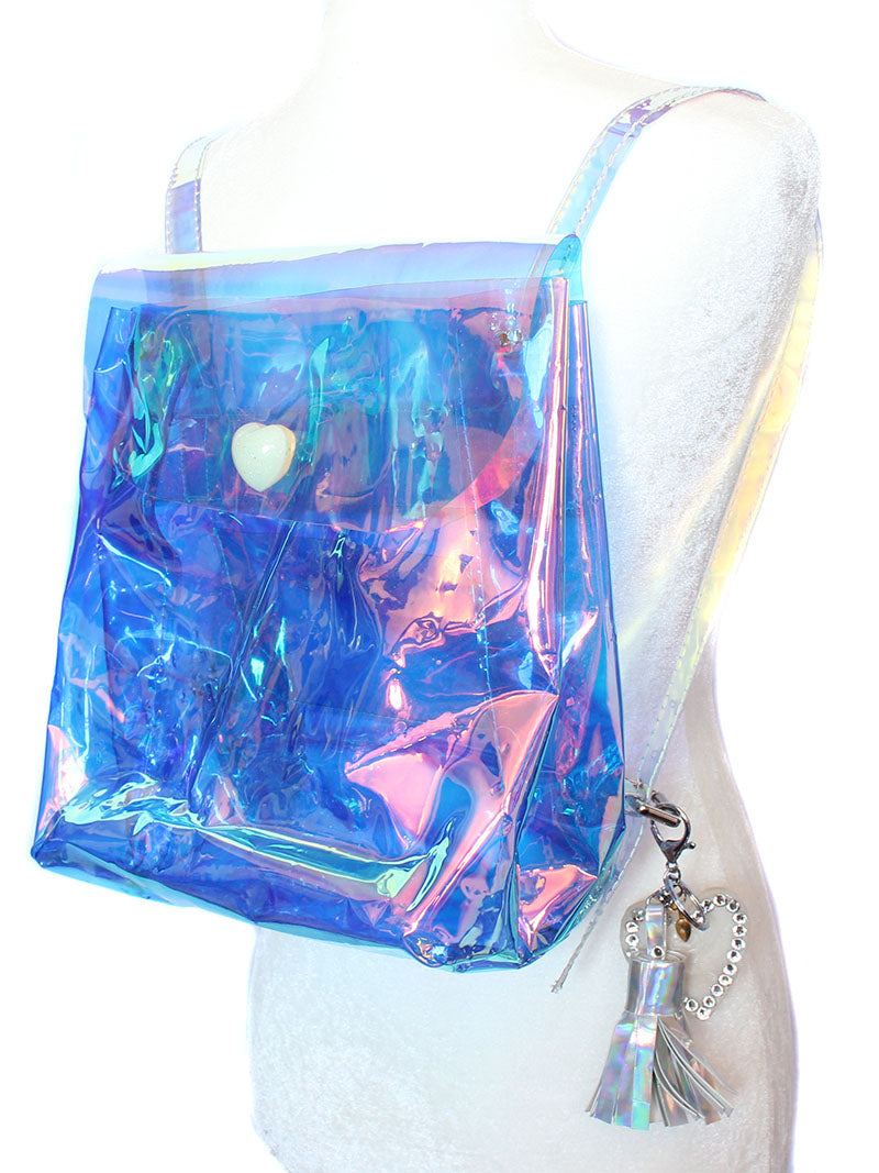 Isabel Opal Holographic Backpack - Feelin Peachy