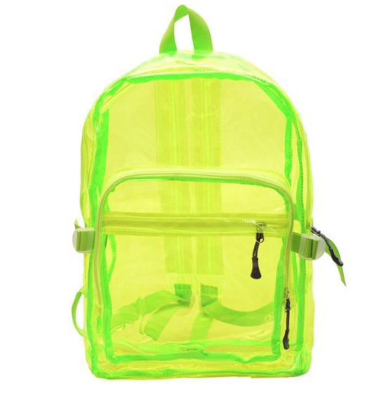 Macie Transparent Backpack - Feelin Peachy