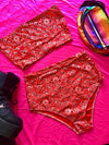 Neon Bandana High Waist Shorts - Feelin Peachy