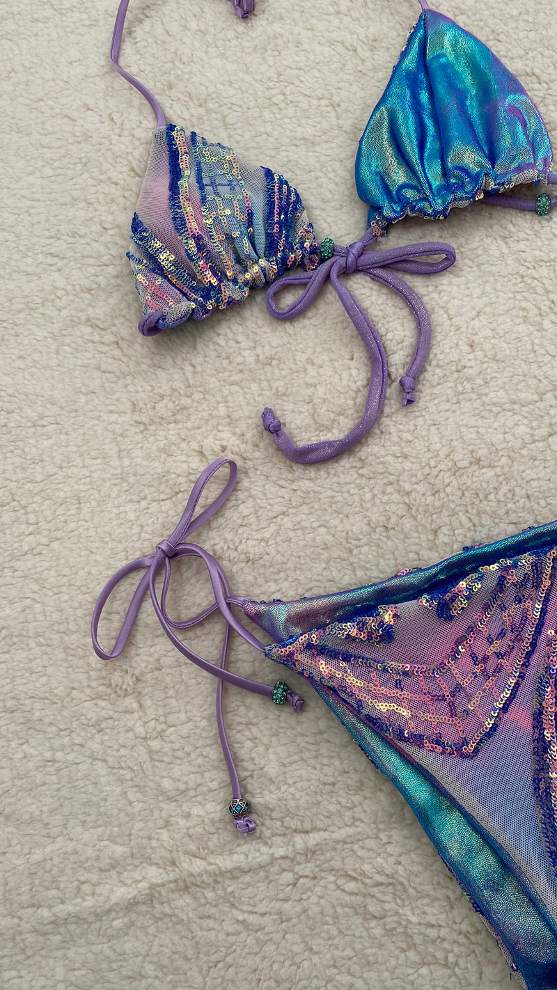 Holographic 2024 bikini top