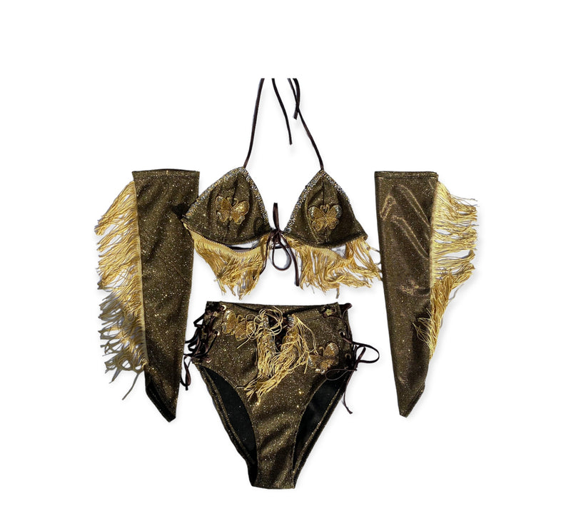Butterfly Kisses Set- Gold