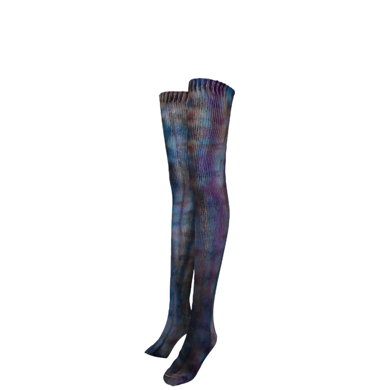 Tie Dye Thigh High Socks- More Colors